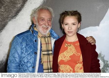 Dieter Hallervorden and Lena Klenke at the Premiere the Cinema Rock My Heart in Cinemaxx Potsdam square Berlin 27 09 2017 Foto:xF.xKernx xFuturexImage