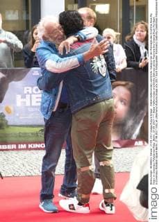 Dieter Hallervorden and Emilio Sakraya at the Premiere the Cinema Rock My Heart in Cinemaxx Potsdam square Berlin 27 09 2017 Foto:xK.xWernerx xFuturexImage