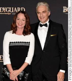 Natalia Wörner Actress Walter Sittler Actor Germany Stuttgart Event Premiere Bodyguard the Musical at 28 09 2017 Stage Palladium Theatre