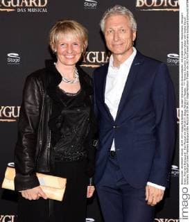 Norbert Schramm Ex Figure-skater with Anette Gersch Germany Stuttgart Event Premiere Bodyguard the Musical at 28 09 2017 Stage Palladium Theatre