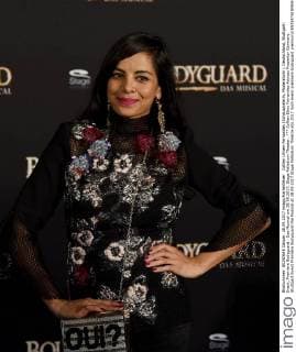 Collien Elms Fernandes Actress Presenter Germany Stuttgart Event Premiere Bodyguard the Musical at 28 09 2017 Stage Palladium Theatre