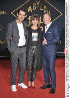 Tom Tykwer Marie Steinmann Benno Fuehrmann Arrival to World premiere from Babylon Berlin in Berlin Ensamble in Berlin at 28 09 2017