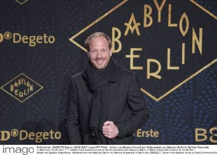 Johann from Buelow Arrival to World premiere from Babylon Berlin in Berlin Ensamble in Berlin at 28 09 2017