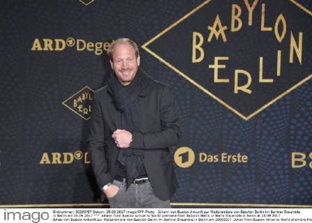 Johann from Buelow Arrival to World premiere from Babylon Berlin in Berlin Ensamble in Berlin at 28 09 2017