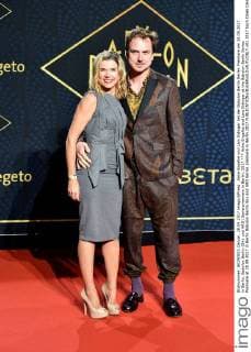 Anke Engelke and Lars Eidinger at the Babylon Berlin Series Premiere at 28 09 2017 in Berlin Babylon Berlin Sky and ARD Series premiere in Berlin 2017