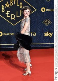 Meret Becker at the Babylon Berlin Series Premiere at 28 09 2017 in Berlin Babylon Berlin Sky and ARD Series premiere in Berlin 2017
