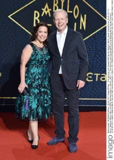 Tom Buhrow and Daniela BOFF at the Babylon Berlin Series Premiere at 28 09 2017 in Berlin Babylon Berlin Sky and ARD Series premiere in Berlin 2017