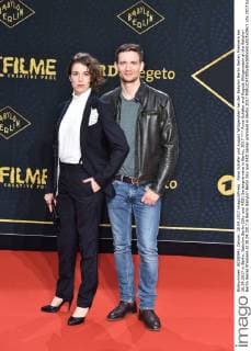 Anna Schäfer and August Wittgenstein at the Babylon Berlin Series Premiere at 28 09 2017 in Berlin Babylon Berlin Sky and ARD Series premiere in Berlin 2017