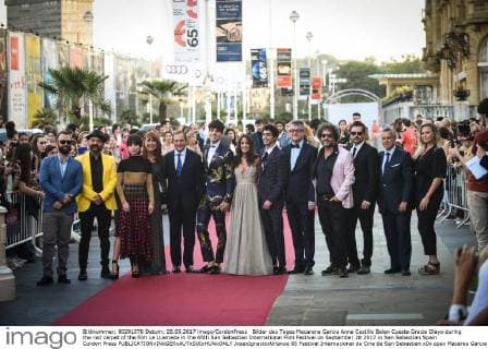 Bilder des Tages Macarena Garcia Anna Castillo Belen Cuesta Gracia Olayo during the red carpet of the film La LLamada in the 65th San Sebastian International Film Festival on September 28 2017 in San Sebastian Spain Cordon Press  JosexIgnacioxUnanue 65 Festival Internacional de Cine de San Sebastian