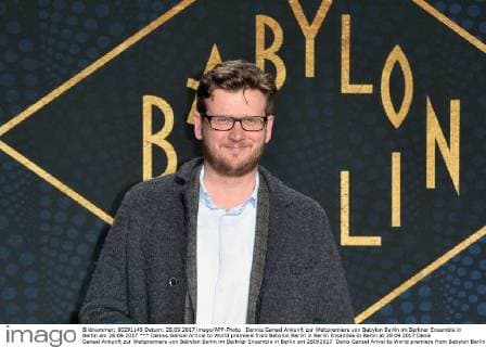 Dennis Gansel Arrival to World premiere from Babylon Berlin in Berlin Ensamble in Berlin at 28 09 2017