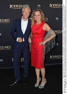 premire Bodyguard Norbert Schramm and Duchess Iris Caren from Wuerttemberg during the Premiere the Musicals Bodyguard at 28 09 2017 in Stage Apollo Theatre Stuttgart