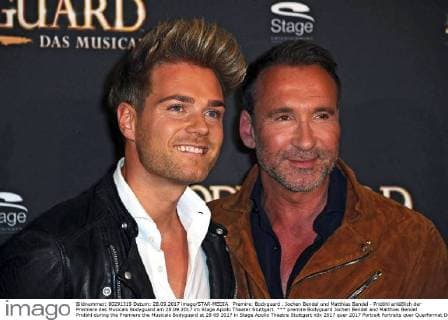 premire Bodyguard Jochen Bendel and Matthias Bendel Pridöhl during the Premiere the Musicals Bodyguard at 28 09 2017 in Stage Apollo Theatre Stuttgart