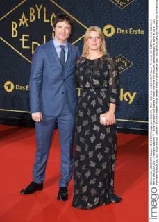 Miöel Maticevic and Joerdis Triebel Premiere the ARD Sky Series Babylon in Berlin at 28 09 2017 Premiere Babylon