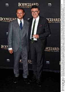 premire Bodyguard Rolf Pfander and Stefan Kaufmann during the Premiere the Musicals Bodyguard at 28 09 2017 in Stage Apollo Theatre Stuttgart