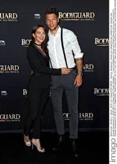 premire Bodyguard Daniel and Wiebke Ginczek during the Premiere the Musicals Bodyguard at 28 09 2017 in Stage Apollo Theatre Stuttgart