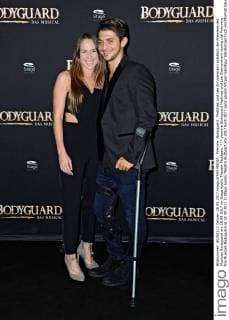 premire Bodyguard Matthias and Lea Zimmermann during the Premiere the Musicals Bodyguard at 28 09 2017 in Stage Apollo Theatre Stuttgart