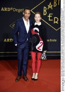 Jerry Hoffmann and Catherine Shaker at the Premiere the Television series Babylon Berlin in Berlin Ensemble Berlin 28 09 2017 Foto:xF.xKernx xFuturexImage