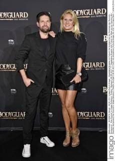 Magdalena Brzeska with Friend Kai Black at the Premiere the Musicals Bodyguard the Musical in Stage Palladium Theatre Stuttgart 28 09 2017 Foto:xN.xKubelkax xFuturexImage