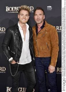 Jochen Bendel with Husband Matthias Pridöhl at the Premiere the Musicals Bodyguard the Musical in Stage Palladium Theatre Stuttgart 28 09 2017 Foto:xN.xKubelkax xFuturexImage
