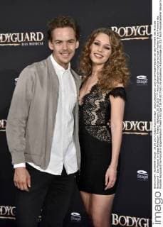 Anton Zetterholm and Carrie Hope Fletcher at the Premiere the Musicals Bodyguard the Musical in Stage Palladium Theatre Stuttgart 28 09 2017 Foto:xN.xKubelkax xFuturexImage