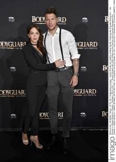 Daniel Ginczek with Wife Wiebke at the Premiere the Musicals Bodyguard the Musical in Stage Palladium Theatre Stuttgart 28 09 2017 Foto:xN.xKubelkax xFuturexImage