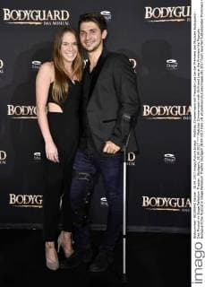Matthias Zimmermann with Girlfriend Lea at the Premiere the Musicals Bodyguard the Musical in Stage Palladium Theatre Stuttgart 28 09 2017 Foto:xN.xKubelkax xFuturexImage