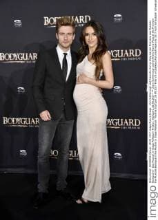Joern Schlönvoigt and Girlfriend Hanna Weig at the Premiere the Musicals Bodyguard the Musical in Stage Palladium Theatre Stuttgart 28 09 2017 Foto:xN.xKubelkax xFuturexImage