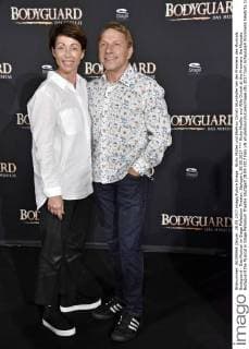 Richy Mueller and Wife Christl at the Premiere the Musicals Bodyguard the Musical in Stage Palladium Theatre Stuttgart 28 09 2017 Foto:xN.xKubelkax xFuturexImage