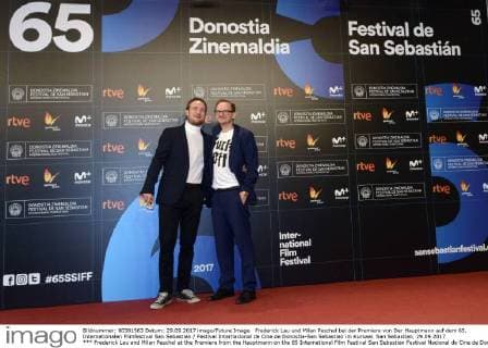 Frederick Lau and Milan Peschel at the Premiere from the Hauptmann on the 65 International Film Festival San Sebastian Festival Nacional de Cine de Donostia San Sebastian in Kursaal San Sebastian 29 09 2017 Foto:xC.xNiehausx xFuturexImage