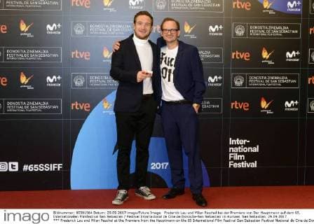 Frederick Lau and Milan Peschel at the Premiere from the Hauptmann on the 65 International Film Festival San Sebastian Festival Nacional de Cine de Donostia San Sebastian in Kursaal San Sebastian 29 09 2017 Foto:xC.xNiehausx xFuturexImage