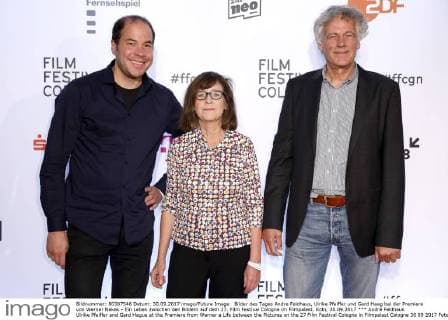 André Feldhaus Ulrike Pfeiffer and Gerd Hague at the Premiere from Werner a Life between the Pictures on the 27 Film Festival Cologne in Filmpalast Cologne 30 09 2017 Foto:xC.xHardtx xFuturexImage