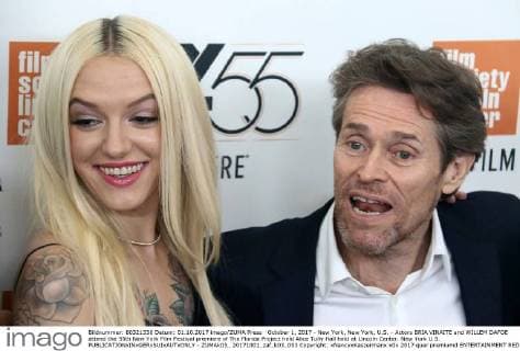 October 1, 2017 - New York, New York, U.S. - Actors BRIA VINAITE and WILLEM DAFOE attend the 55th New York Film Festival premiere of The Florida Project held Alice Tully Hall held at Lincoln Center. New York U.S. - ZUMAk03_ 20171001_zaf_k03_003 Copyright: xNancyxKaszermanx