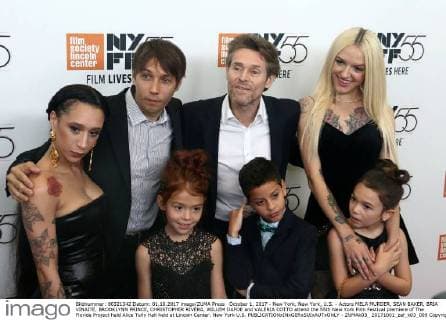 October 1, 2017 - New York, New York, U.S. - Actors MELA MURDER, SEAN BAKER, BRIA VINAITE, BROOKLYNN PRINCE, CHRISTOPHER RIVERA, WILLEM DAFOE and VALERIA COTTO attend the 55th New York Film Festival premiere of The Florida Project held Alice Tully Hall held at Lincoln Center. New York U.S. - ZUMAk03_ 20171001_zaf_k03_009 Copyright: xNancyxKaszermanx