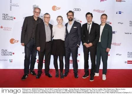 Jochen Intoxication Gebhard Henke Corinna Liedtke Rick Ostermann Marcos Kantis and Felix from Bredow the Screening from War on the 27 Film Festival Cologne in Cologne 01 10 2017 Foto:xC.xHardtx xFuturexImage