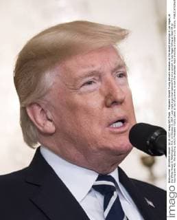 President Donald Trump delivers remakes on the recent shootings in Las Vegas, at the White House in Washington, D.C. on October 2, 2017. Last night a gunman opened fire on a concert in Las Vegas killing at least 50 an injuring over 400. The shooting, which President Trump called an act of pure evil, is now the deadliest mass shooting in modern U.S. history.  WAP20171002302 KEVINxDIETSCH