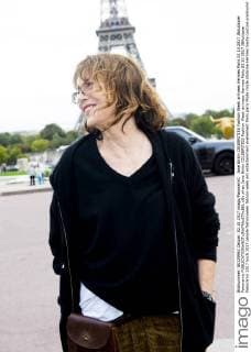 Jane Birkin CELEBRITIES Fashion Week arrivees Hermes Paris 02 10 2017 JBAutissier Panoramic 