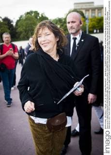 Jane Birkin CELEBRITIES Fashion Week arrivees Hermes Paris 02 10 2017 JBAutissier Panoramic 