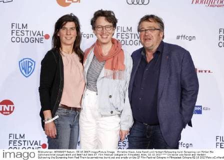 Christine Lola Randl and Herbert Schwering the Screening from Feel Them to sometimes burnt out and empty on the 27 Film Festival Cologne in Filmpalast Cologne 02 10 2017 Foto:xC.xHardtx xFuturexImage