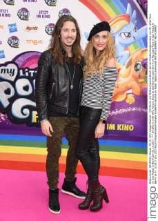 Gil Ofarim with Wife Verena Brock at the German premiere from My Little Pony in Zoo Palace in Berlin at 03 10 2017