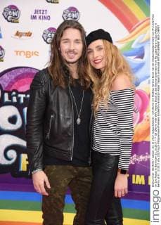 Gil Ofarim with Wife Verena Brock at the German premiere from My Little Pony in Zoo Palace in Berlin at 03 10 2017