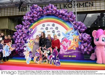 Beatrice Egli Gil Ofarim Anne Desires Maite Kelly at the German premiere from My Little Pony in Zoo Palace in Berlin at 03 10 2017