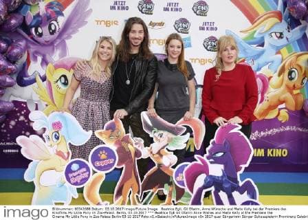Beatrice Egli Gil Ofarim Anne Wishes and Maite Kelly at the Premiere the Cinema My Little Pony in Zoo Palace Berlin 03 10 2017 Foto:xS.xGabschx xFuturexImage
