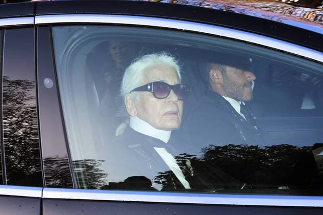 PARIS FASHION WEEK - Celebrities arrive at Chanel fashion show Women s Wear SS18 Karl Lagerfeld Paris France  552039