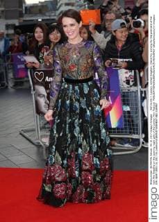 . 04 10 2017. London, United Kingdom. Claire Foy arriving for the premiere of her new film Breathe on the opening night gala of the London Film Festival.  xStephenxLockx xi-Imagesx IIM-16047-0001