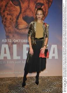 Cosima Auer man Model Arrival to World premiere from Malaika in Cinema Zoo Palace in Berlin at 04 10 2017