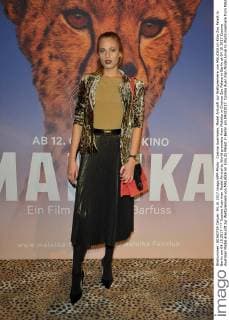 Cosima Auer man Model Arrival to World premiere from Malaika in Cinema Zoo Palace in Berlin at 04 10 2017