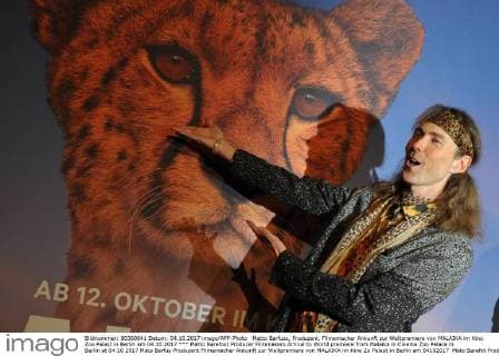 Matto Barefoot Producer Filmmakers Arrival to World premiere from Malaika in Cinema Zoo Palace in Berlin at 04 10 2017