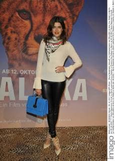 Marie Nasemann Arrival to World premiere from Malaika in Cinema Zoo Palace in Berlin at 04 10 2017