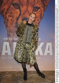 Andrea Sawatzki Arrival to World premiere from Malaika in Cinema Zoo Palace in Berlin at 04 10 2017