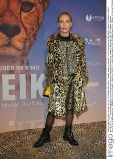 Andrea Sawatzki Arrival to World premiere from Malaika in Cinema Zoo Palace in Berlin at 04 10 2017